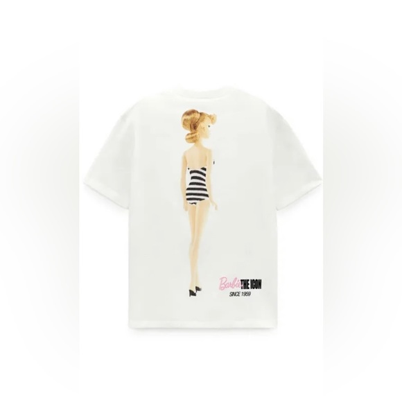 Barbie x Zara - iconic t-shirt - Size M - brand new with tag and bag - Picture 4 of 5